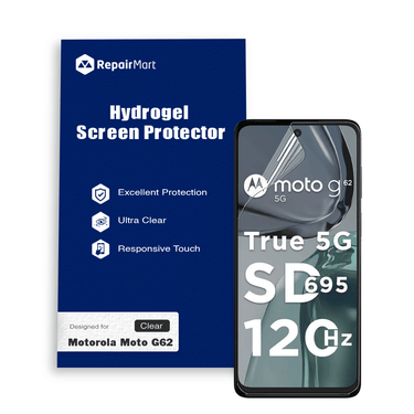 Motorola Moto G62 Compatible Premium Hydrogel Screen Protector With Full Coverage Ultra HD